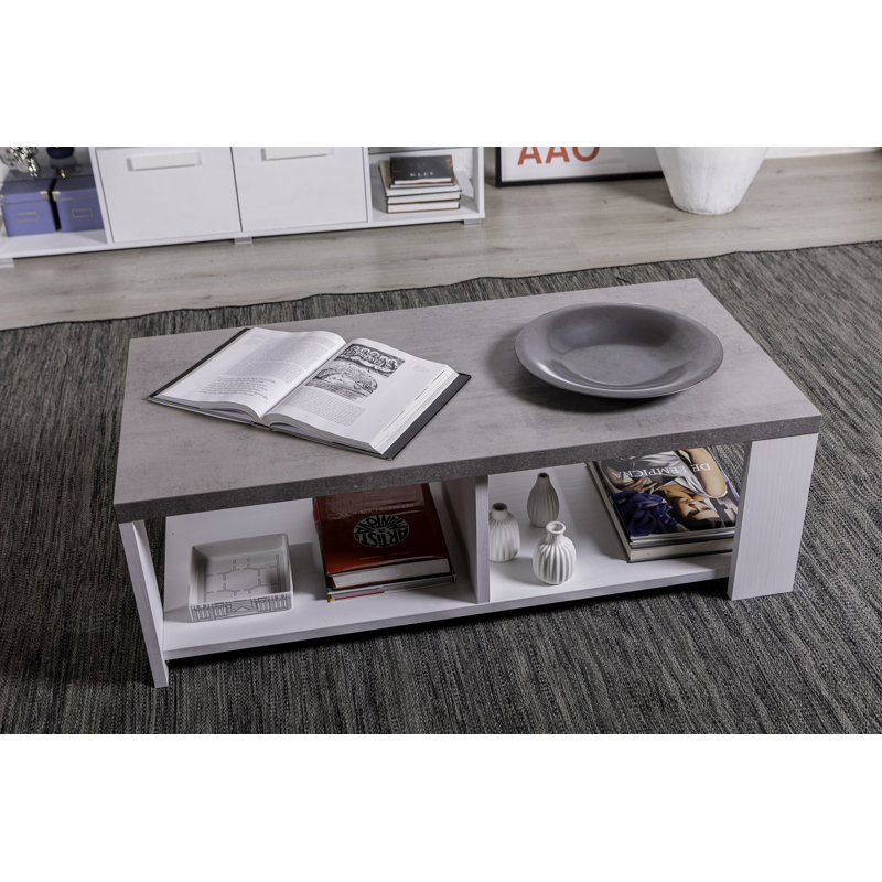 Ambrosino Floor Shelf Coffee Table