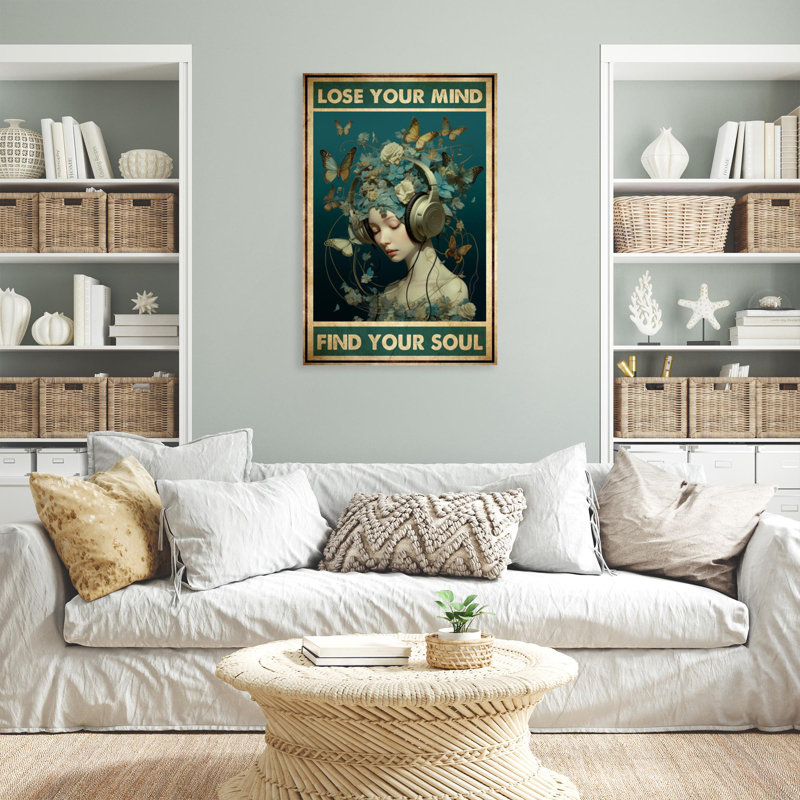 Janazia Music Lose Your Mind 7 sur impression sur toile, H 14 po x l 11 po x P 1,25 po