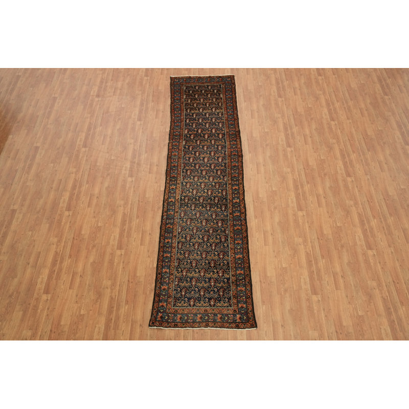 Tapis de couloir traditionnel en laine 3 x 13