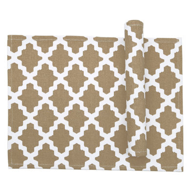 Wilhoit Cotton Geometric Rectangle Placemat
