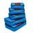Luggage Packing Organization Cubes 5 Pack, Blue, 2 Small, 2 Medium, 1 Large