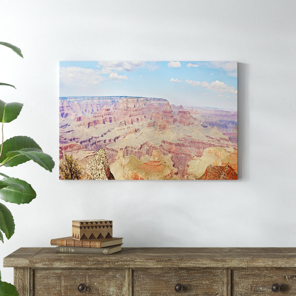 'Grand Canyon Panorama I' by Sylvia Coomes - Wrapped Canvas Photograph Print