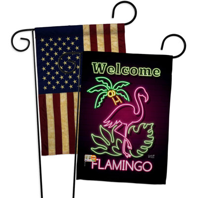 Double Sided 18.5 in. H x 13 in. W Polyester Garden flag