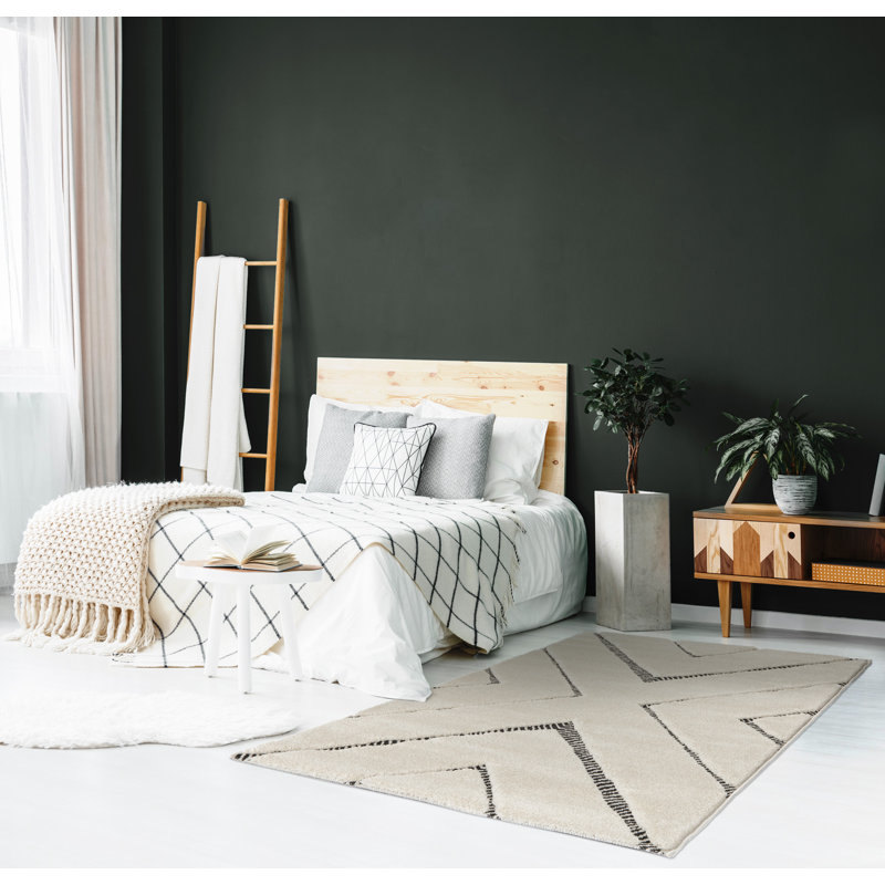 Frankin Geometric Area Rug, Rectangle 80 x 150cm