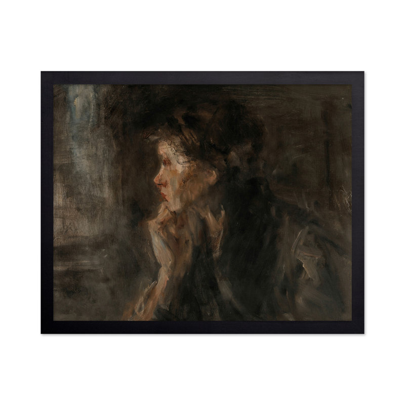 Jozef Israël - Méditation, 12"H x 16"W, Poster, Unframed