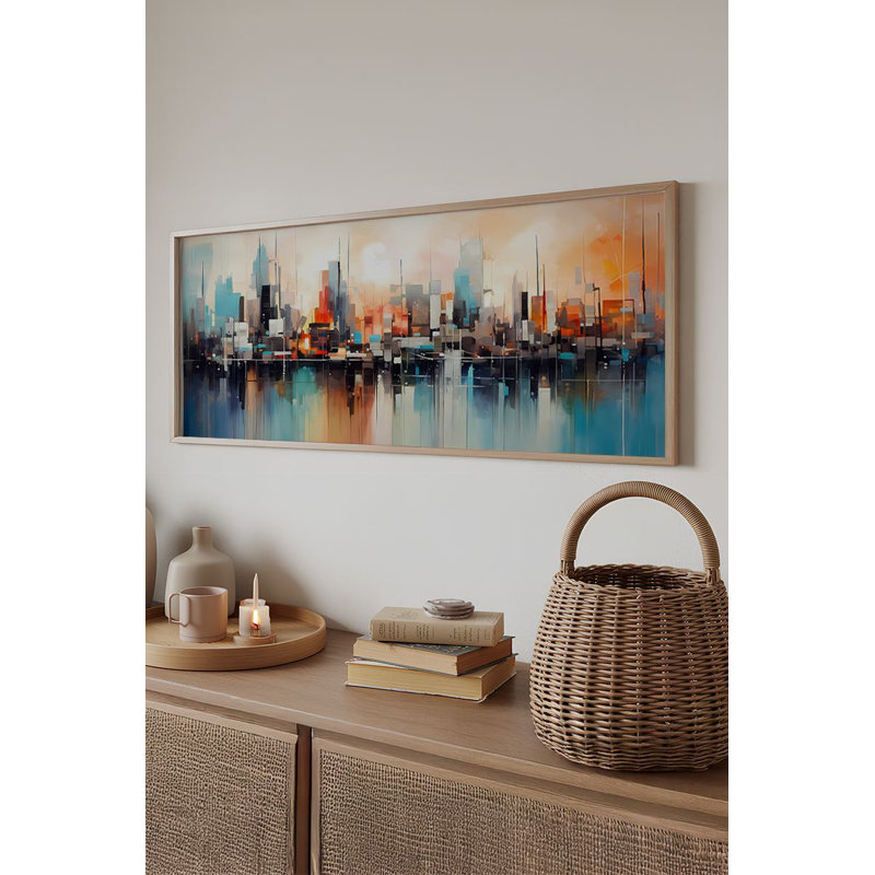 Peinture décorative encadrée