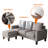 Modern 75'' Upholstered Sofa Chaise-956954802