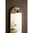 TALL RUSTIC FRAMED MIRROR WITH LEAF DETAIL