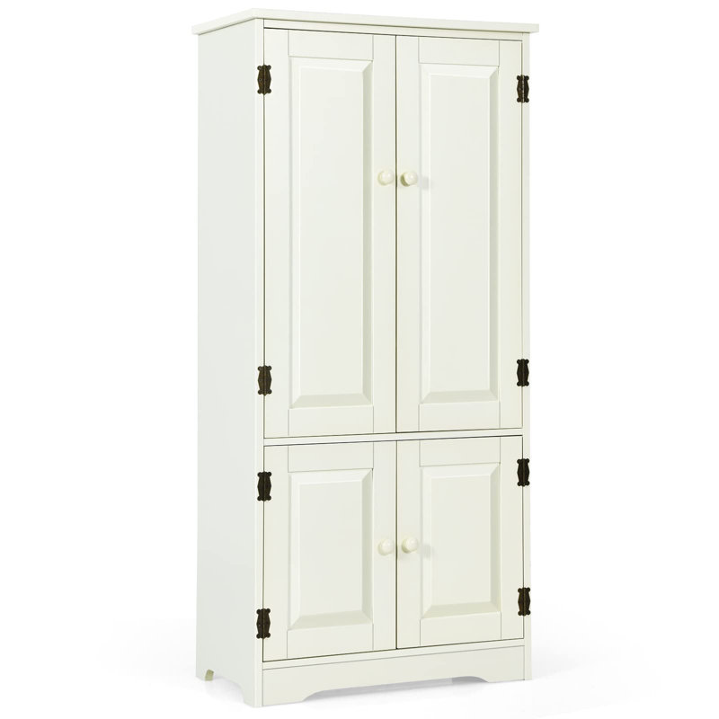 Morrell Freestanding Linen Cabinet, Beige