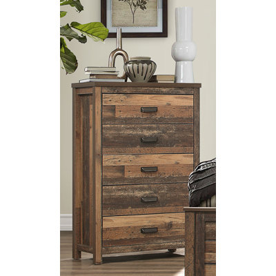 79.5 cm W Chest of 5 Drawers