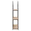 Bilst 3 Piece Solid Wood Accent Shelf