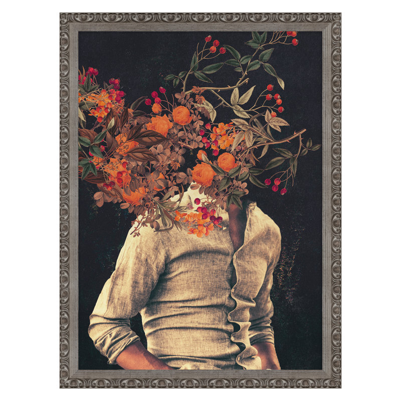 Roots Print by Moth, Frank, Silver, 40" H x 30" W