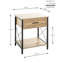Dezra Side Table with Storage