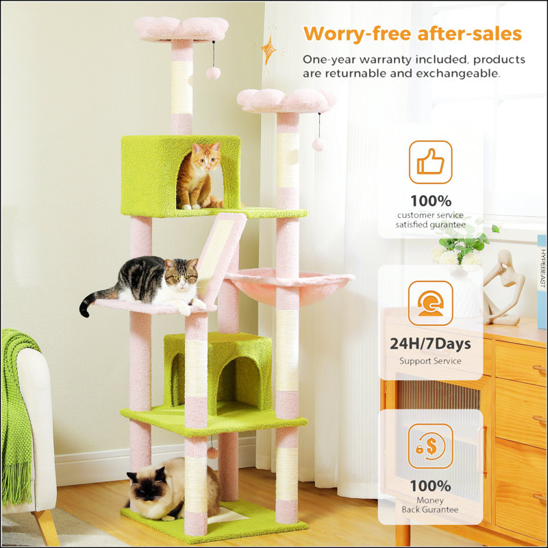 Giosue 71" Tenley Multi Level Cat Tree