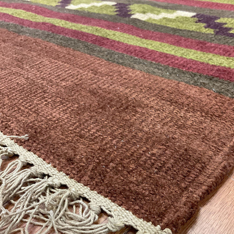 Barkhamsted Wool Striped Indoor Rug, Runner 2'6" x 10'