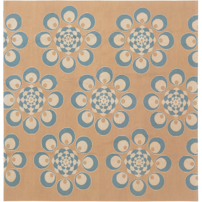 Tapis bleu / brun Modern Modern