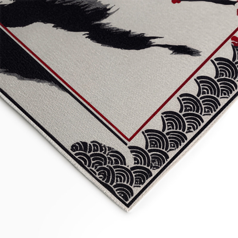 Tapis intérieur et extérieur Falling Grace, Rectangle 1 pi 6 po x 2 pi 6 po