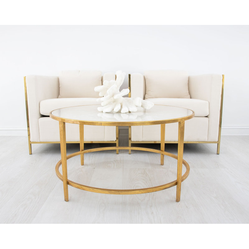 Augustine Coffee Table, Gold