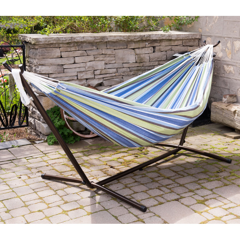 Emmaline Double Hammock with Stand, Oasis