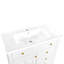 Meuble-lavabo de salle de bain 35,6 po Mid-Century-1582908817