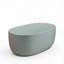 Baignoire de trempage autoportante 51 pouces à surface solide vert turquoise avec trop-plein et bonde escamotable