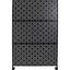 Écran d'intimité en métal pour l'extérieur et l'intérieur H 76 po x l 76 po - Panneaux de clôture de terrasse de balcon autoportants Ps107-121639335