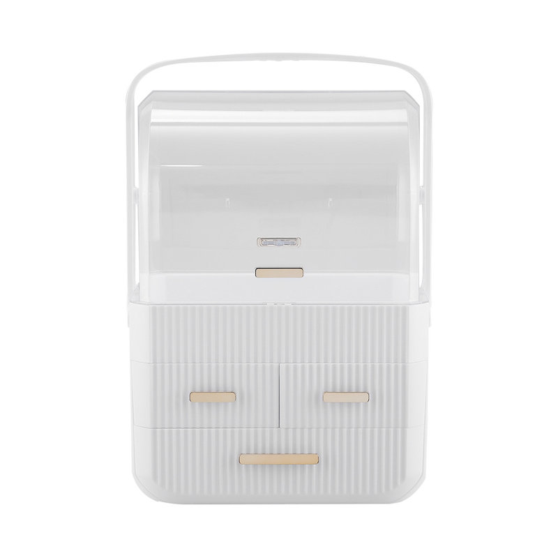 Showunmi Plastic Makeup Organiser, White