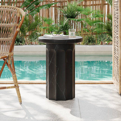 Table d'appoint d'extérieur, table de bout de salon