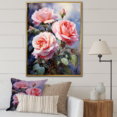 " Rose Blossoms With Graceful Curves "