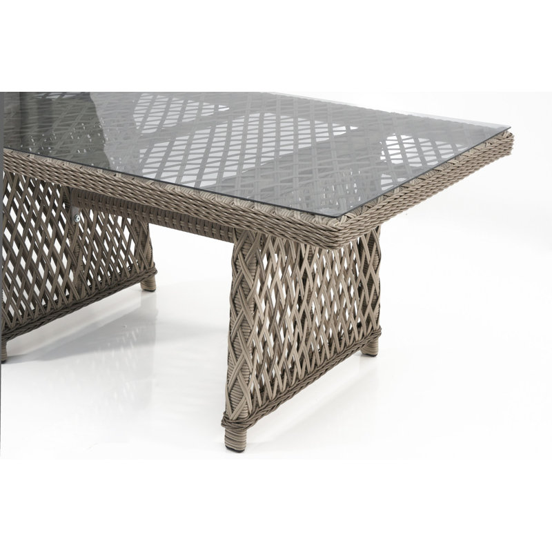 Divona Rectangular 5 - Person Dining Set