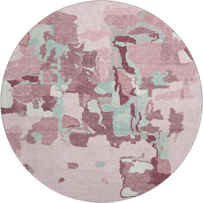 Premium Machine Washable Birchview AMF1028 Abstract Rug
