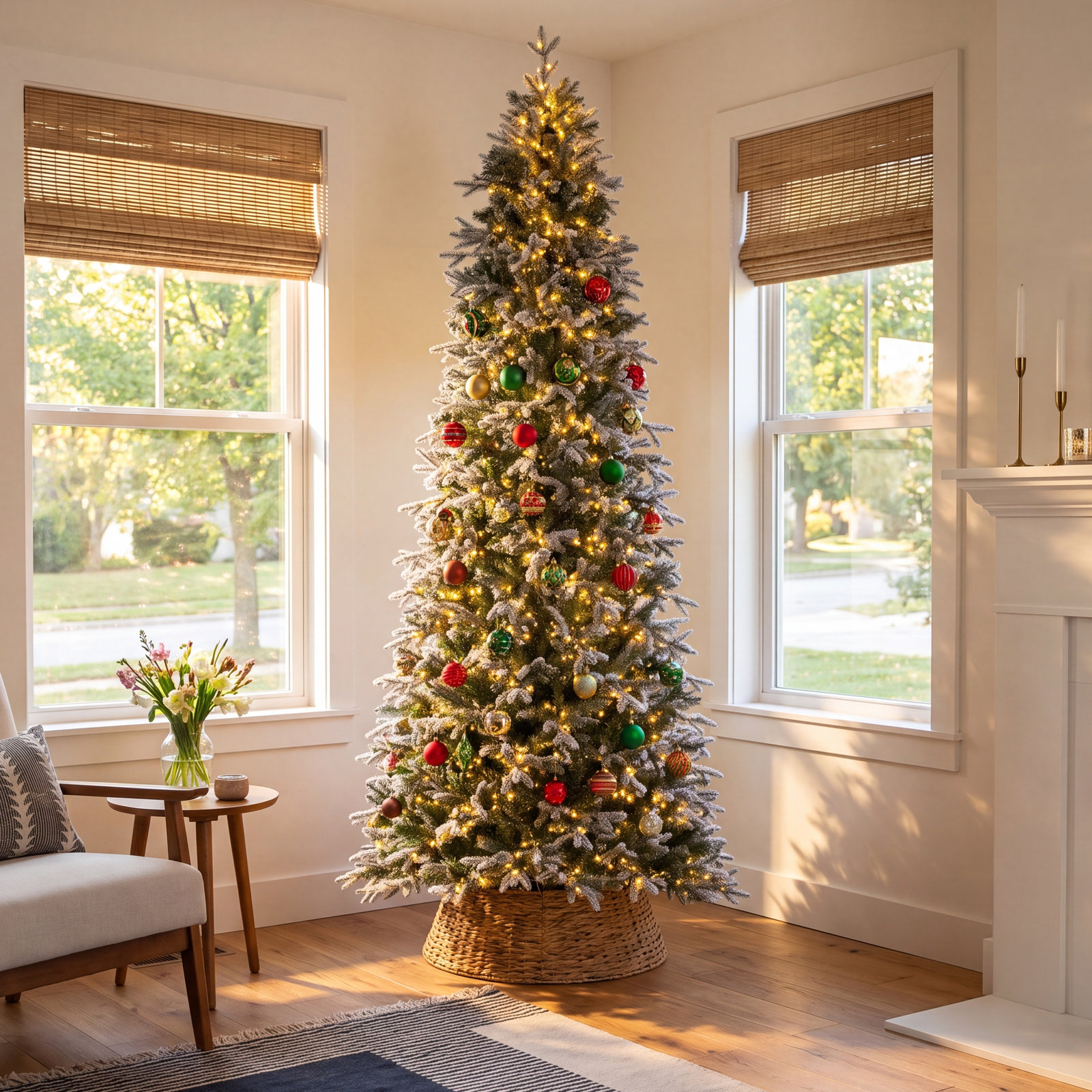 Gevin 9' Pre-Lit Douglas Fir Chrsitmas Tree