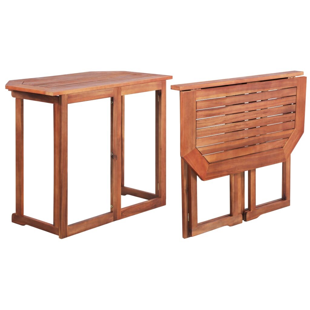 Millwood Pines Towles Folding Wooden Garden Table & Reviews Wayfair