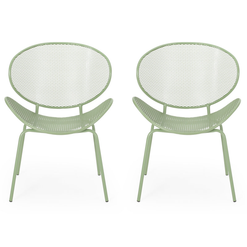 Chaises d'extérieur Andrighetti, Vert mat