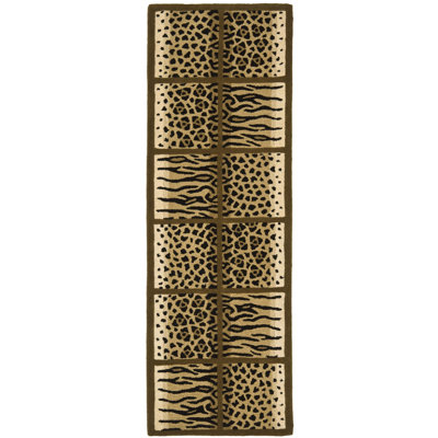 Dorthy Hand Tufted Wool Pile Animal Print Rug