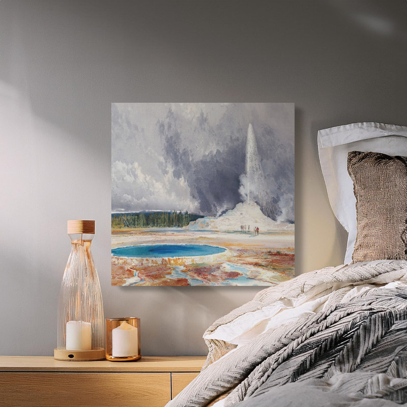 Matherly 1 Piece Wrapped Canvas Wall Art Set, 30x30