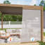 Pare-soleil / rideau manuel Pergola résistant au vent compatible avec la marque Causeway Bay-105341434-105341436