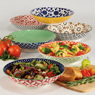 Clune 26 oz Plastic Bowls Set of 8 Colors, Reusable and Sturdy Unbreakable Bowl for Soup, Ramen, Popcorn, Salad, Drop Resistant Dinnerware, BPA Free