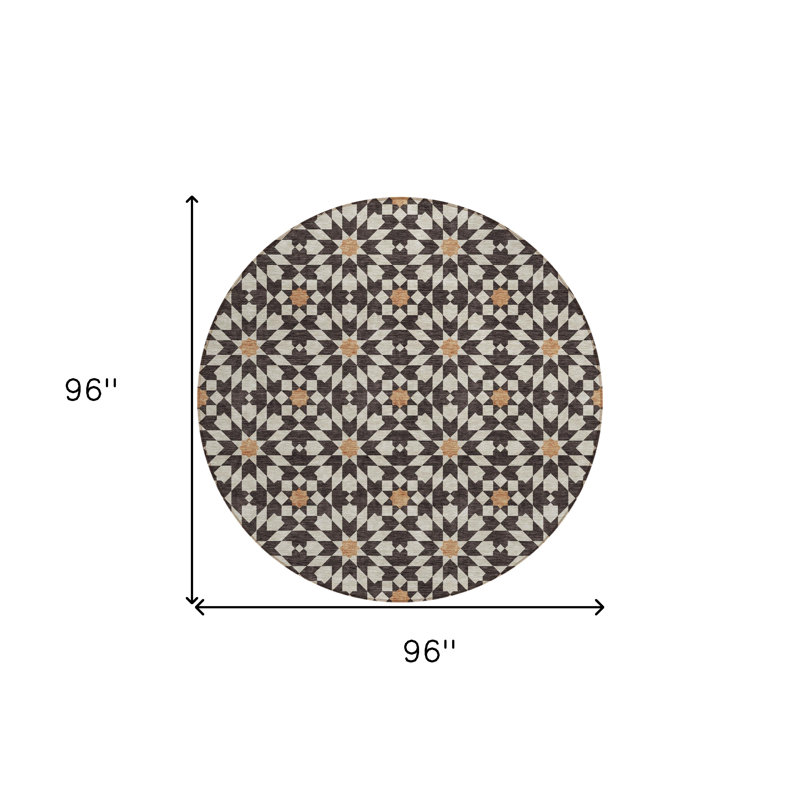 Tapis intérieur lavable 8 pi