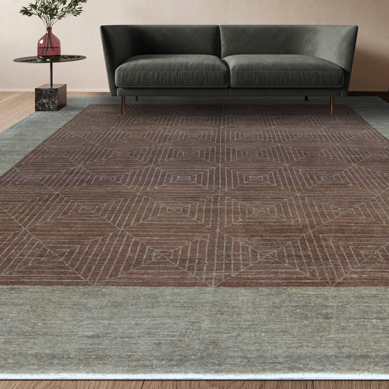 Wool Geometric Area Rug