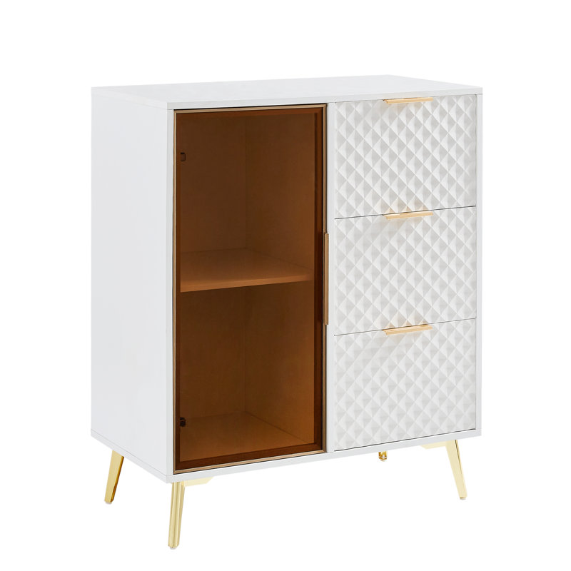 Commode de luxe Deluxe, Blanc