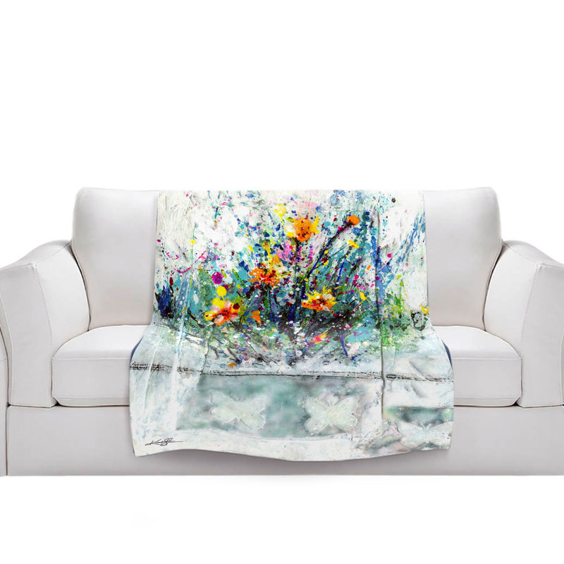 Couverture en sherpa douce 1 souvenirs doux, l 51 po x L 60 po