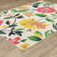 Tapis ivoire / multicolore intérieur / extérieur Sherley-517089897