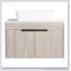 Ensemble de meuble-lavabo mural 30 po avec lavabo en céramique Modern Design