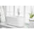 Jakeil 59'' x 27.5'' Soaking Acrylic Bathtub-108229763