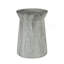 Tables de bout d'extérieur en ciment pour patio, table d'appoint de jardin en faux terrazzo, petite table d'appoint ronde moderne pour l'extérieur, tabouret de jardin en souche d'arbre pour l'intérieur et l'extérieur