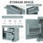36"W Freestanding Bathroom Vanities With Ceramic Sink Top, Drawers And Internal Rack-1093186669