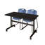 Table de nidification Nickilis, 2 chaises empilables Zeng-32668116-32668109