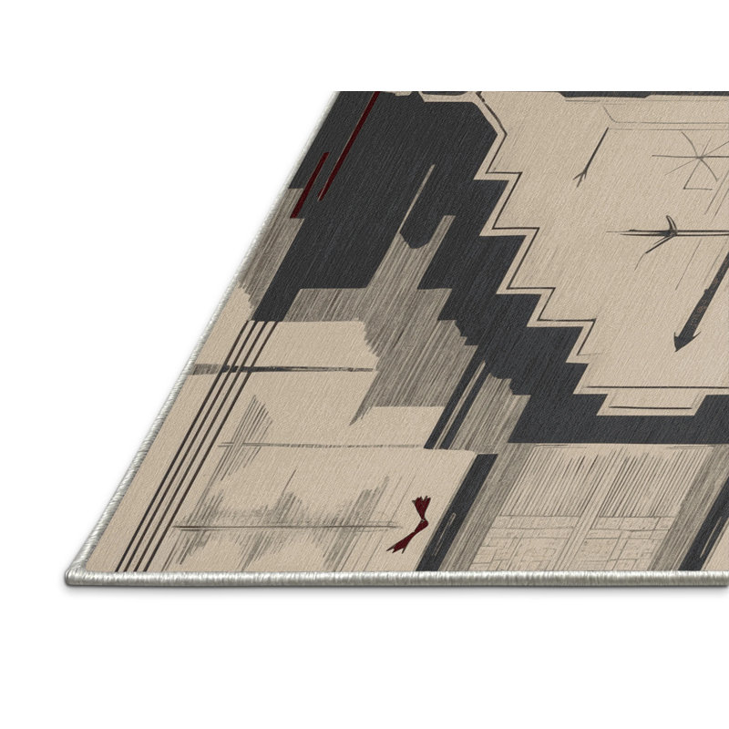 Medallion Mirage Rug, Square 3'