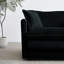 Fauteuil Comfy en chenille noire - Assemblage simple et respirant